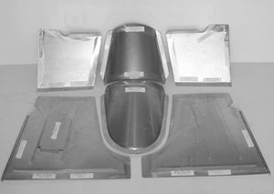 FORD 40/47 FRONT FLOORBOARD, PICK-UP, SB (fits 2" FW)