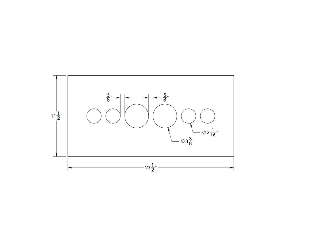DASH PANEL INSERT-STEEL-LEFT & RIGHT GAUGES, CENTER SPED. & TACH ...