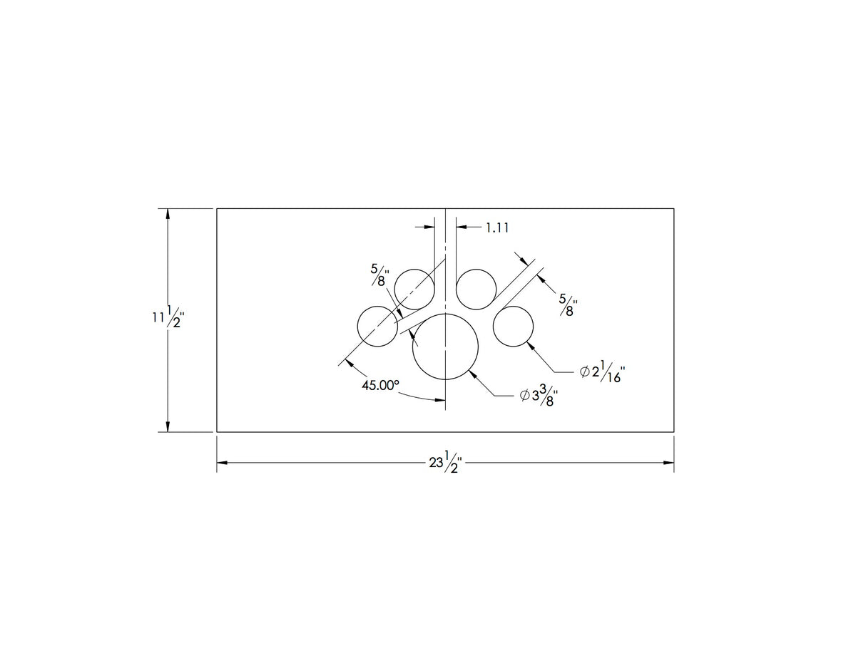 DASH PANEL INSERT-STEEL-GAUGES ROUND-TOP OVER CENTER SPED. – Direct ...
